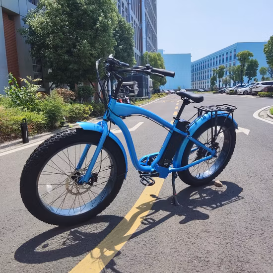 Batterie au lithium OEM en aluminium 48V 500W en gros avec feu avant 26 pouces vélo de saleté de gros pneu électrique