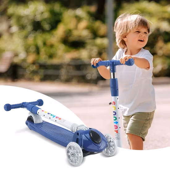 Scooter portatif coulissant pour les enfants Drift Trike/6 Kids Scooter Children' S/Scooter à roues larges