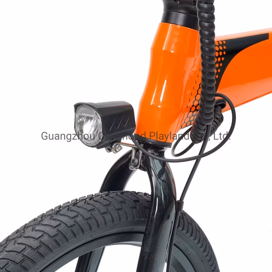 Nouveau modèle pliable 26 pouces 48 V en acier à haute teneur en carbone batterie au lithium vélo électrique de montagne avec lumière